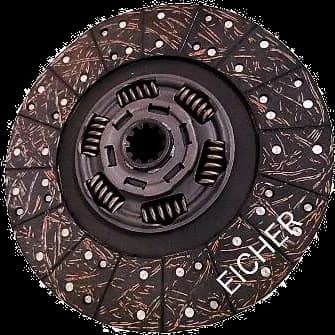 395 Dia EICHER PRO Clutch Plate Assemblies - 395 DIA CLUTCH PLATE ASSY ORGANIC EICHER PRO